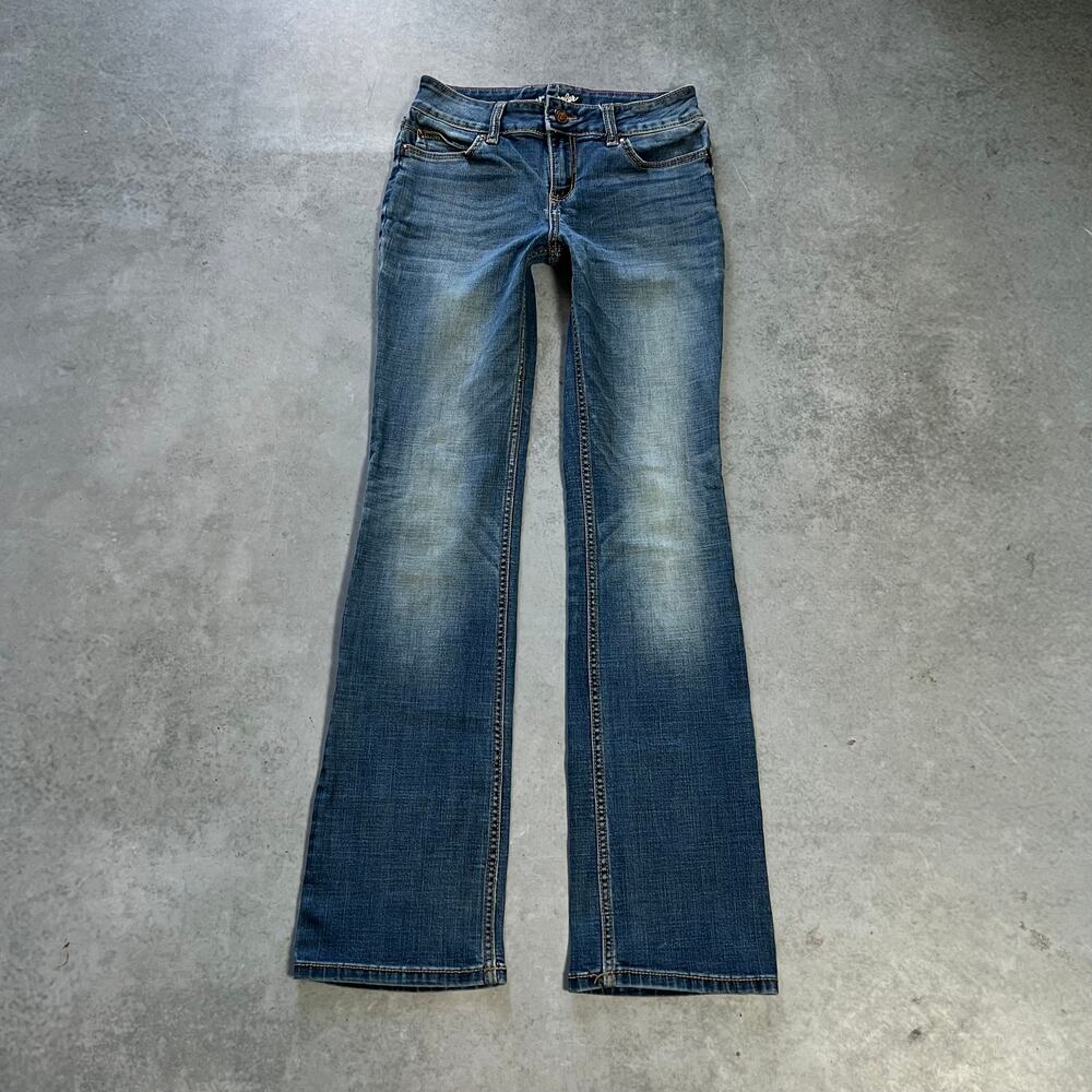 Wrangler Bootcut Mid Rise Women's Size 5/6 Jeans Flared Stretch Denim